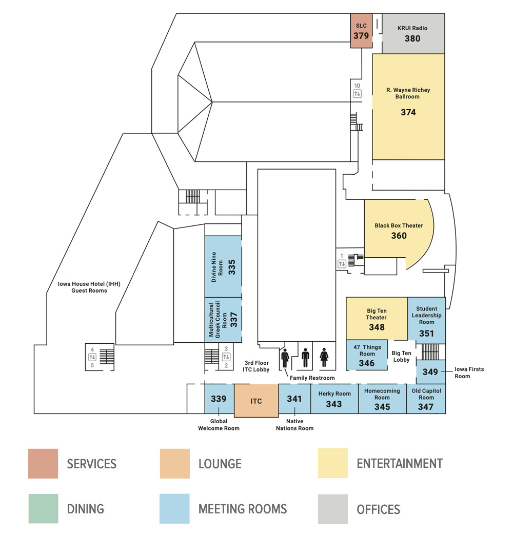 third floor map of the imu building