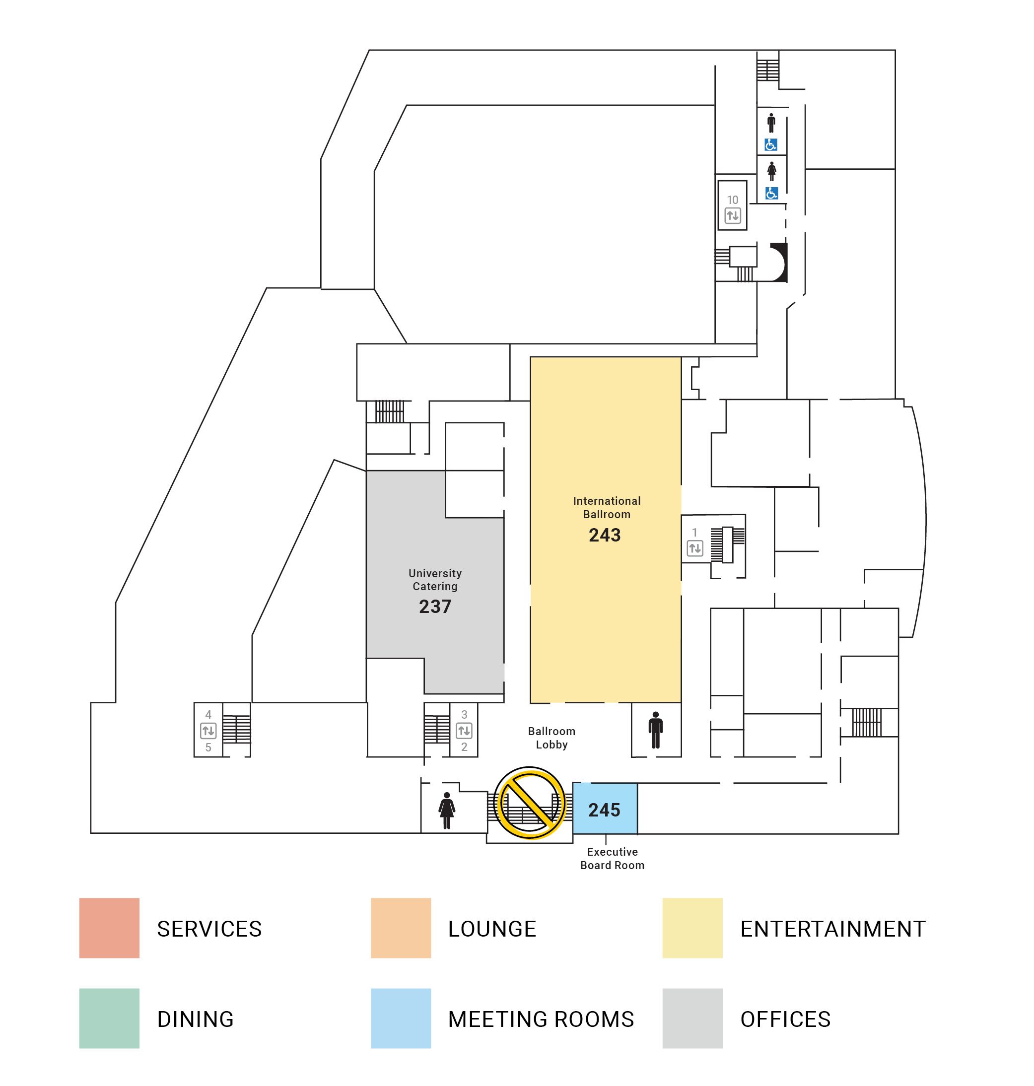 2nd floor map