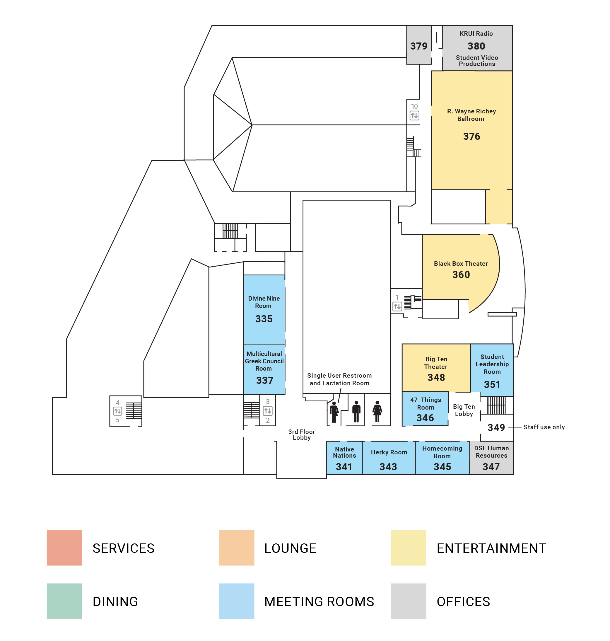 3rd floor map