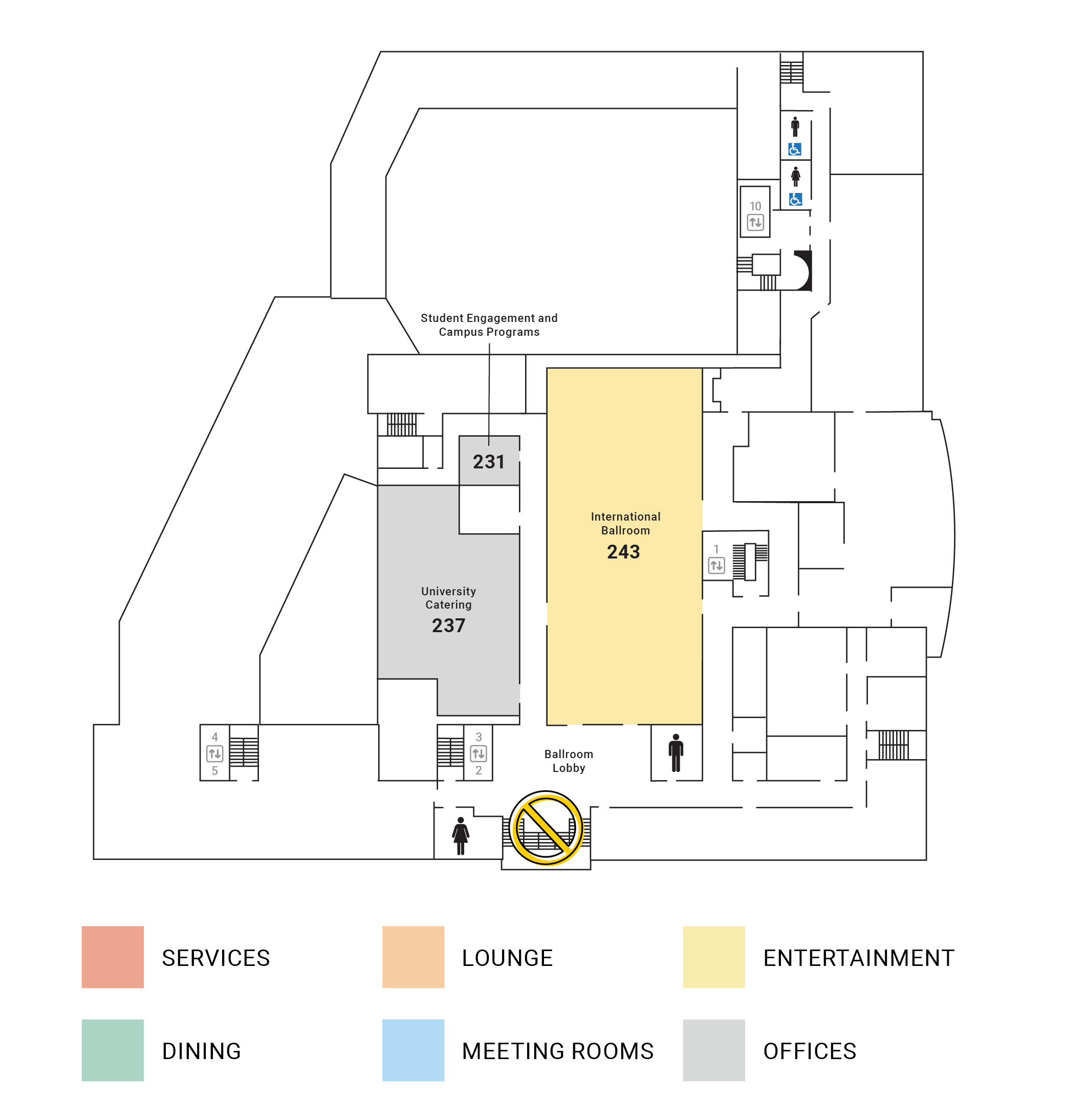 Second Floor IMU map