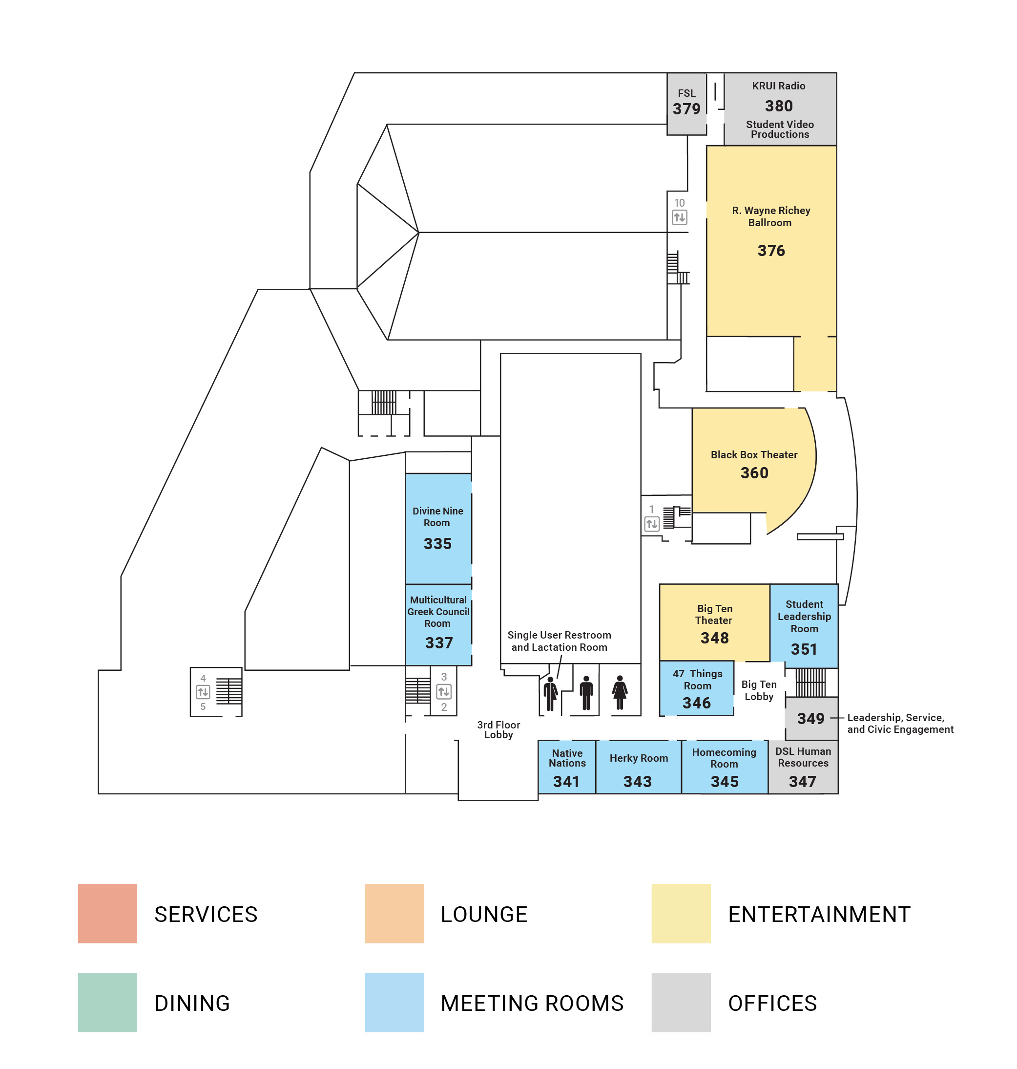 Third Floor IMU map