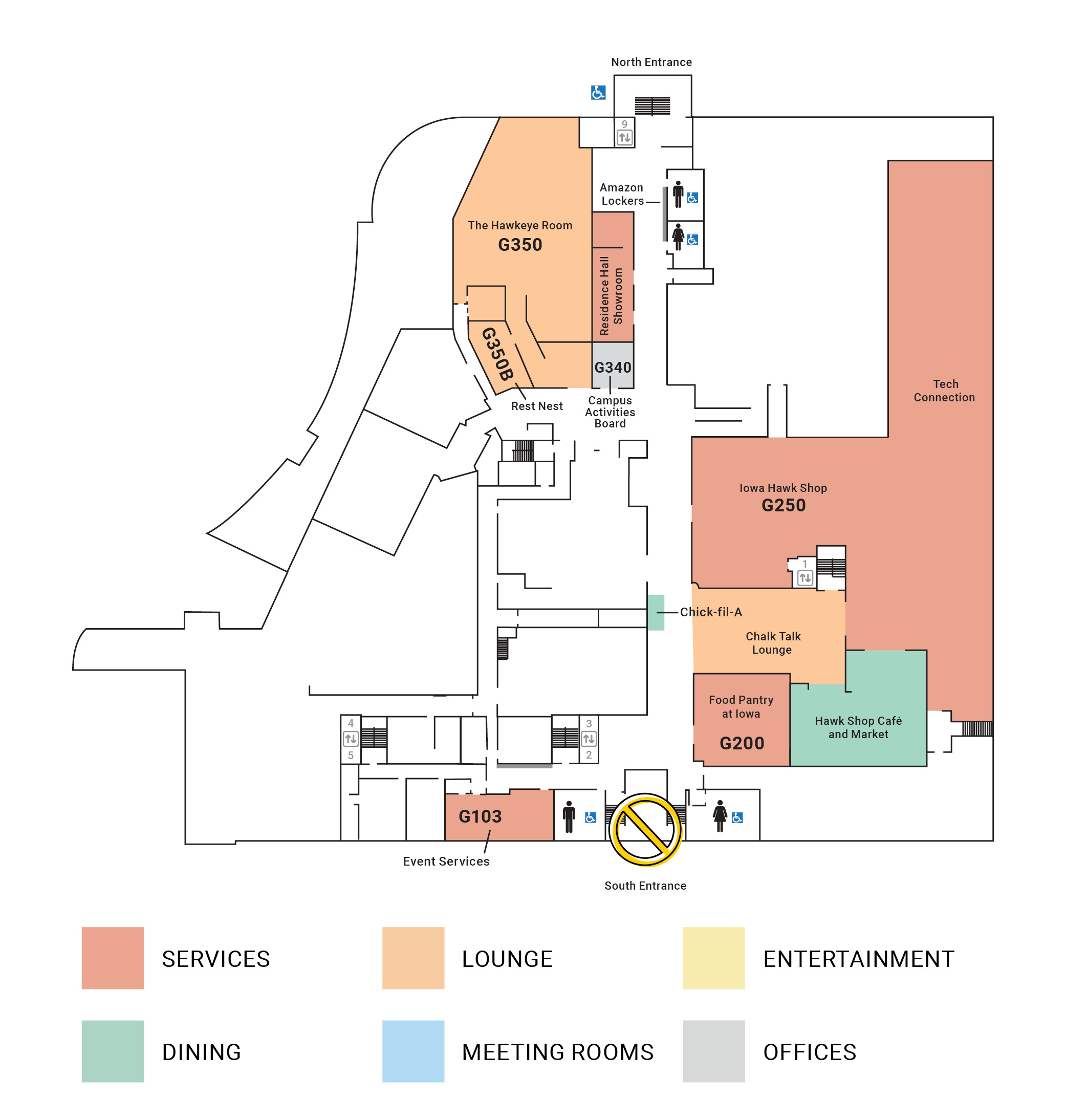 Map of Ground Floor IMU