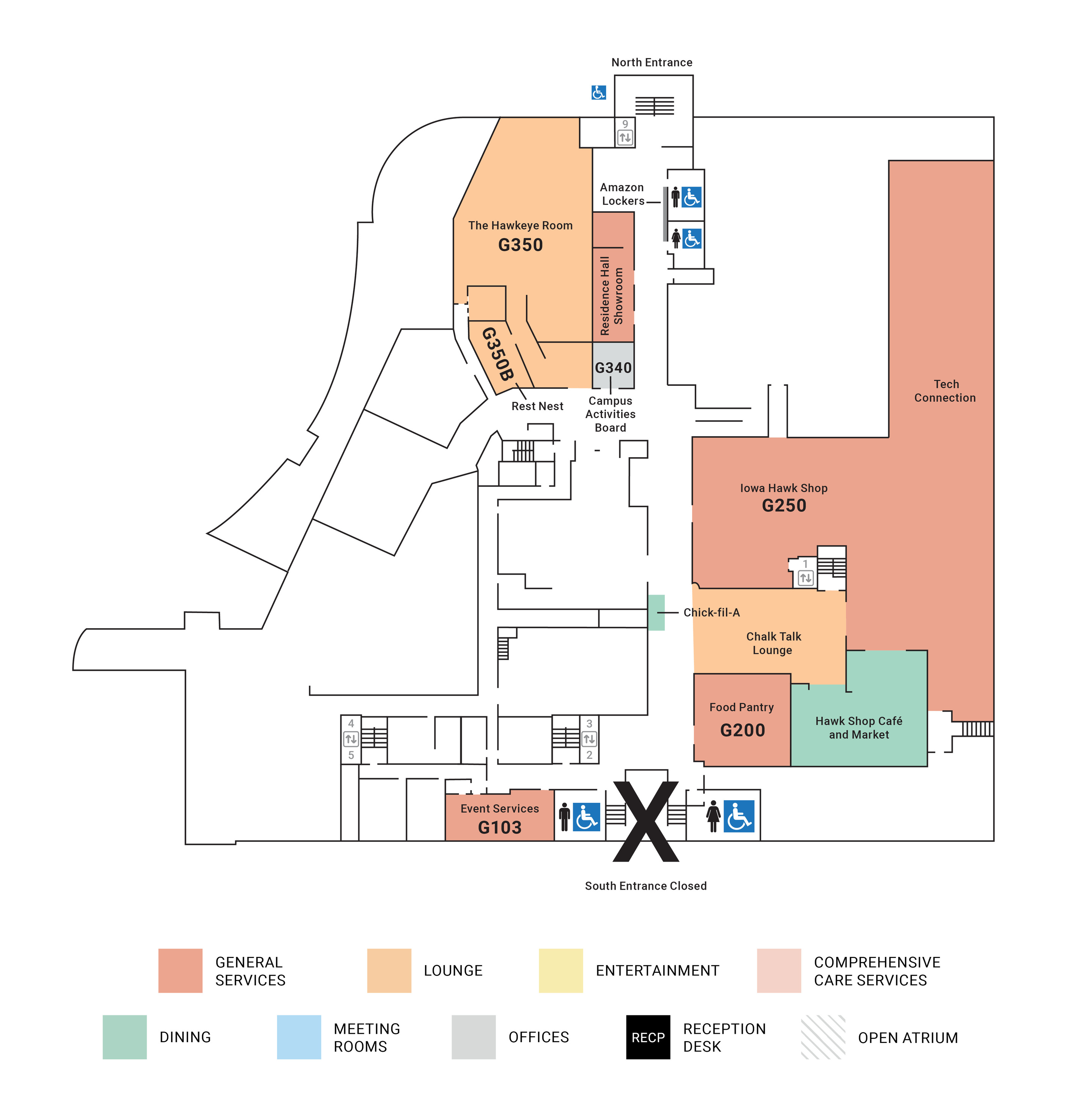 Ground Floor map of the IMU