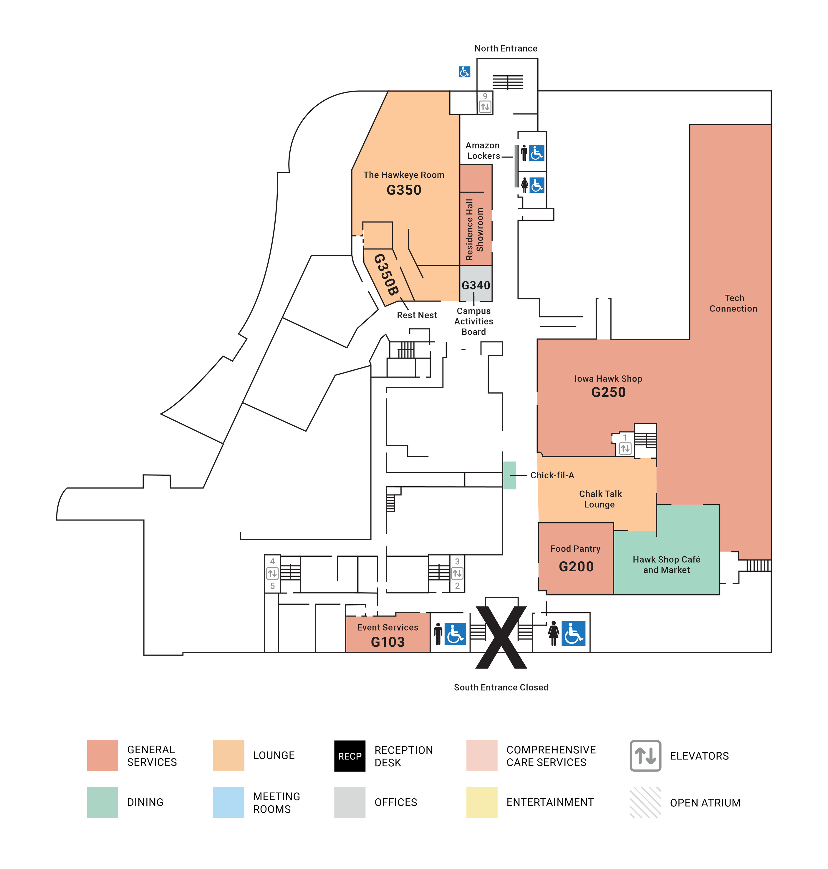 Map of Ground Floor IMU