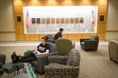 student sitting in chairs 