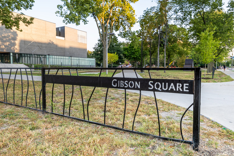 Gibson Square Sign