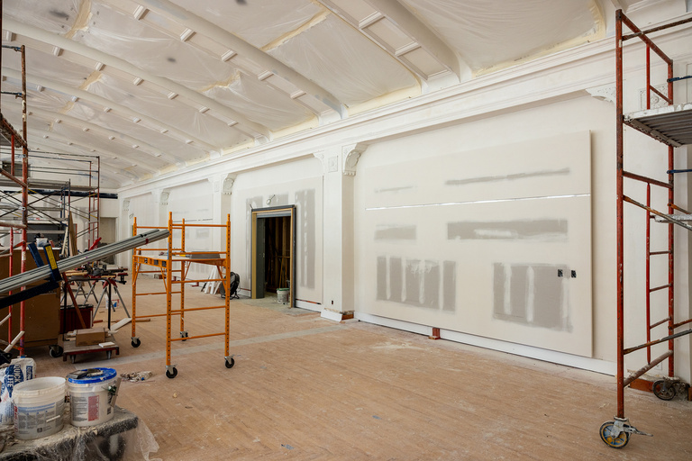 construction on richey ballroom