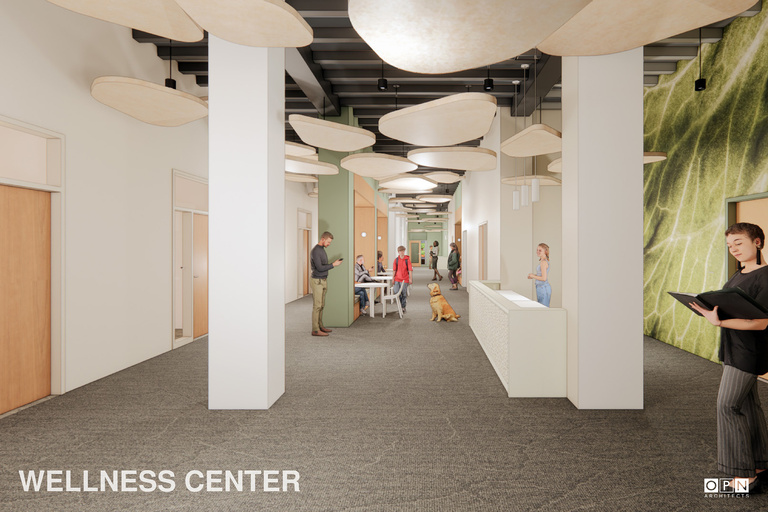 IMU wellness center rendering