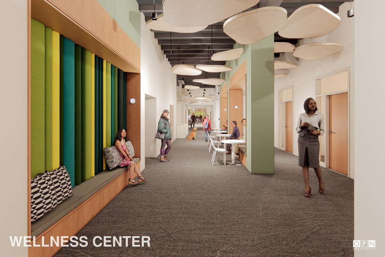 IMU wellness center rendering