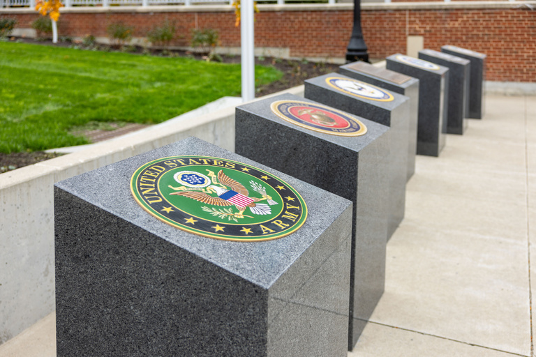 IMU Veterans Plaza at the university of iowa