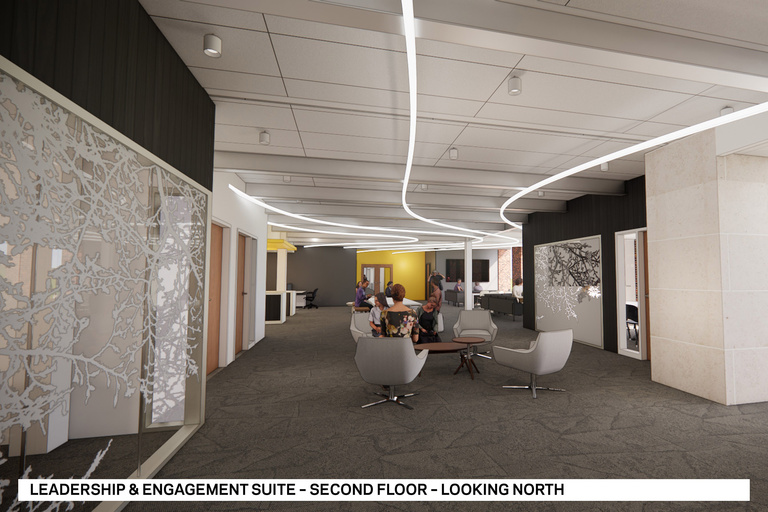 leadership and engagement suite on second floor