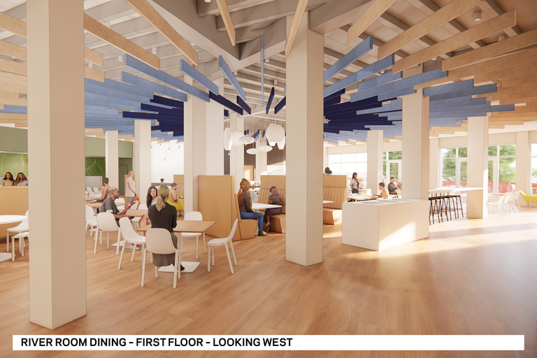river room dining on first floor