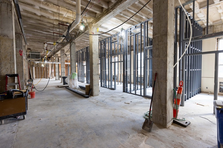 Renovation work in progress at the IMU