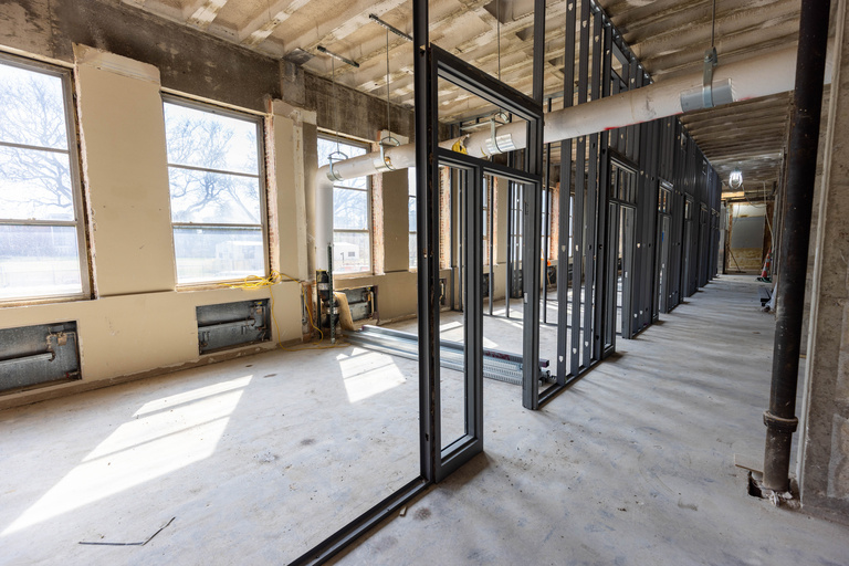 Renovation work in progress at the IMU