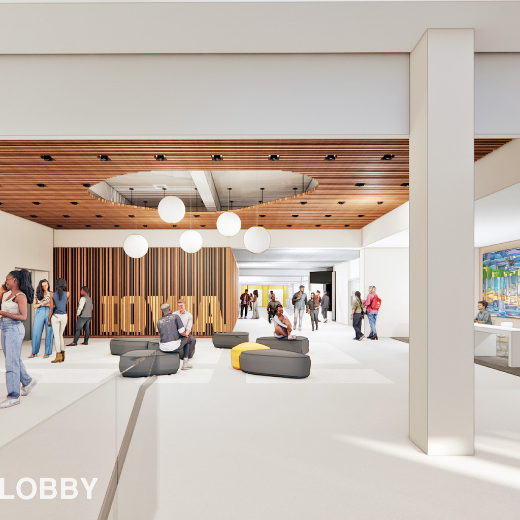 imu rendering of south lobby