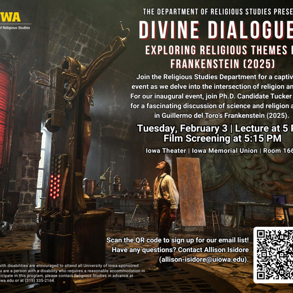 Divine Dialogues: Exploring Religious Themes in Frankenstein (2025) promotional image