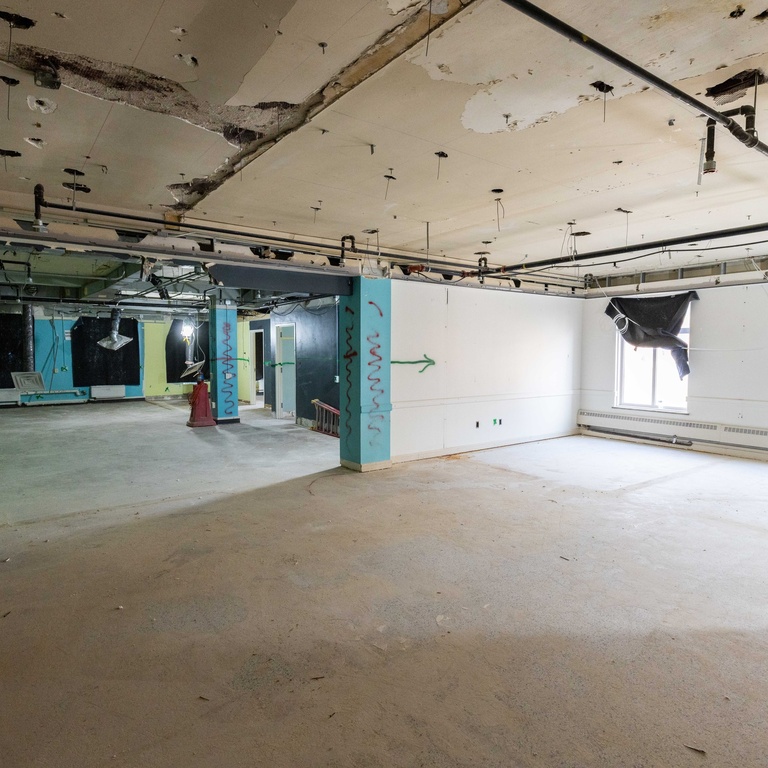 Renovation work in progress at the IMU