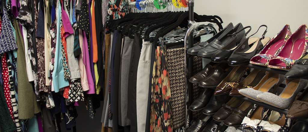 racks of clothing