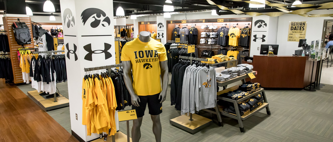 selection of iowa clothing apparel