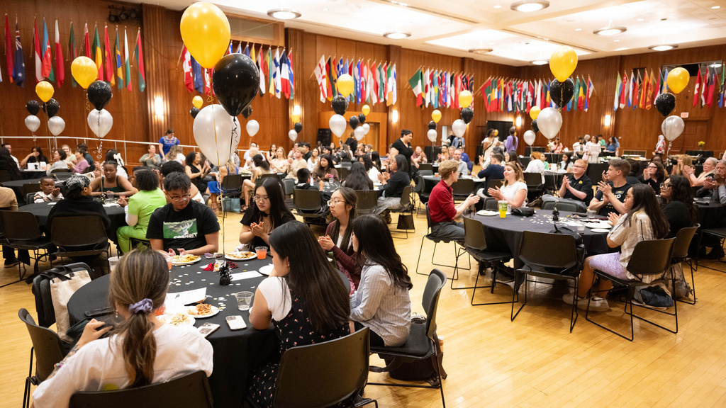 students at event in the IMU