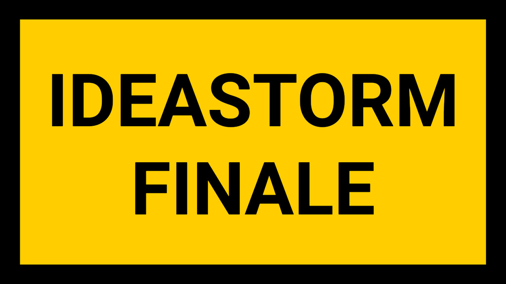 IdeaStorm Finale Fall 2025 promotional image