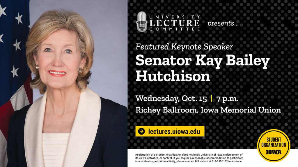 Senator Kay Bailey Hutchinson promotional image