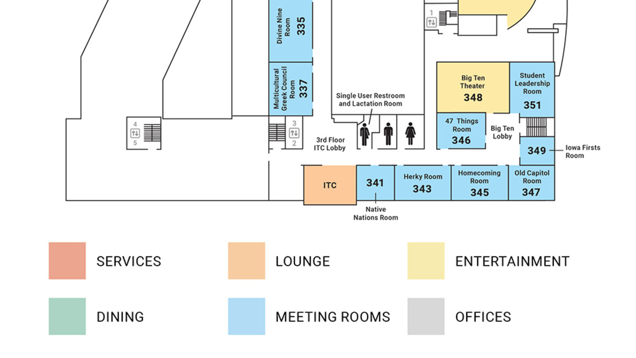 third floor map of the imu building